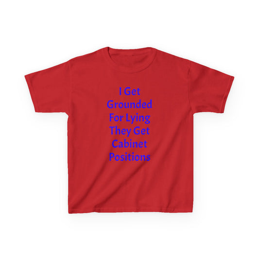 Funny Kids Tee - Grounded for Lying, Humor Shirt, Unique Gift, Birthday Outfit, Playful T-Shirt